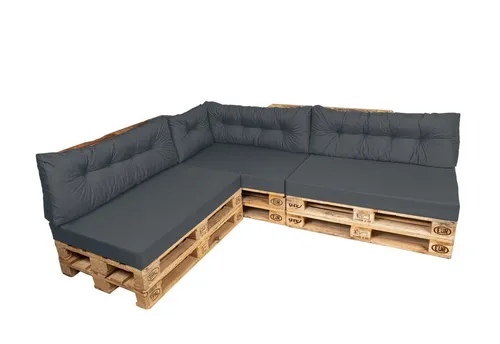 TexDeko Comfort Palettenkissen XL wasserabweisend 120 x 80 cm