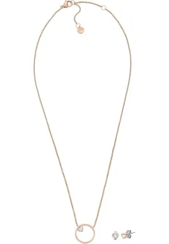 Skagen Damenset Kariana: Kette und Ohrringe aus Edelstahl von Skagen