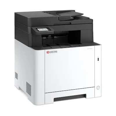 Kyocera Ecosys MA2101cfx Farblaserdrucker - Multifunktionsgerät: Drucker, Scanner, Kopierer und Faxgerät mit 21 Seiten/Minute. Umweltfreundlich dank Klimaschutzsystem und vielseitig einsetzbar über Mobile Print App.