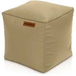 Green Bean Indoor, Beige, Textil, Rechteckig, 40x40x40 cm, Hergestellt in Deutschland, Wohnzimmer, Hocker, Poufs