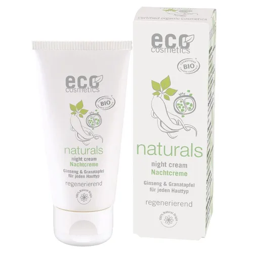 eco cosmetics Naturals Nachtcreme mit Gingseng und Granatapfel