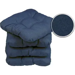 sunnypillow 4er Set Stuhlkissen 45x45 cm - Bequeme Polsterauflage für Stühle und Bänke - 🏡 4er SET STUHLKISSEN VON SUNNYPILLOW - ca. 45 x 45 x 8cm, ideal für Innen- und Außenbereich. Verleihen Sie Ihren Stühlen neuen Komfort und Stil mit robustem, hautfreundlichem Material. Pflegeleicht und in vielen Farben erhältlich!