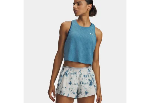 Under Armour® Tanktop Tech Sport Mesh Crop blau M (38/40) - Sportliches Tanktop aus atmungsaktivem Material für optimalen Tragekomfort beim Tennis. Ideal für aktive Tage, bietet Bewegungsfreiheit und einen modernen Look.