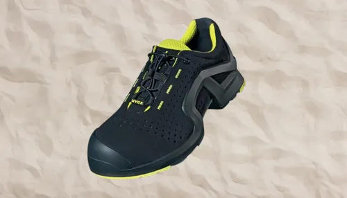 Uvex Halbschuh 1 X-tended Support S1 P Src - Gr.36 - Sicherheitsschuhe für optimalen Fußschutz, mit Stahlkappe und Überkappe, ideal für den Einsatz in anspruchsvollen Arbeitsumgebungen.