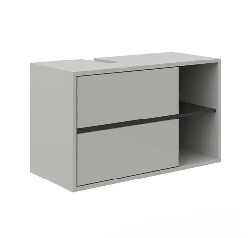 Vicco Waschbeckenunterschrank Viola, 100 x 60 cm, Grau/Anthrazit