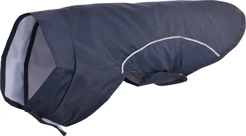 vidaXL Hunde Regenmantel mit Reflexstreifen Polyester Marineblau M