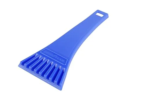 Goodyear Eiskratzer für EIS und Schnee klein ECO. Kompakt, leicht und einfach zu verstauen. Passt in Taschen und Handschuhfach. Ergonomischer Windschutzscheibenkratzer aus PP. Kratzfrei