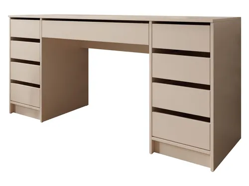 MIRJAN24 Schreibtisch Ada Bis - Sandbeige mit 9 Schubladen - Kinderschreibtisch mit 9 praktischen Schubladen, ideal für Ordnung und Stauraum. Hochwertige Verarbeitung und schneller, kostenloser Versand innerhalb von 5 Tagen.