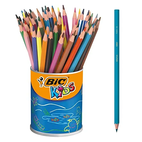 BIC Kids Evolution Buntstifte, Dose mit 60 Stück von BIC