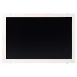 Rustikale Tafel Kreidetafel Wandtafel Küchentafel mit Holzrahmen / Weiß 70x50cm