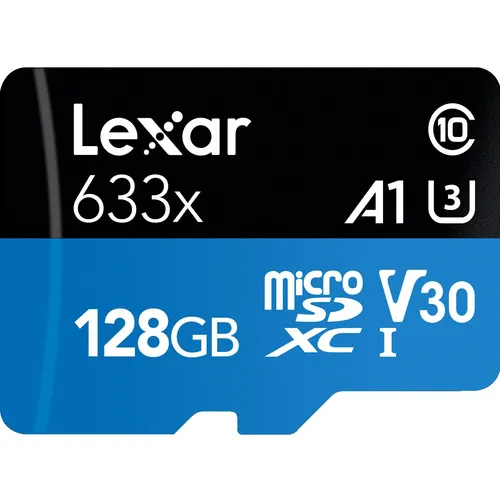 Lexar High-Performance 633x (128 GB, microSDXC, U3, UHS-I) (LSDMI128BB633A)