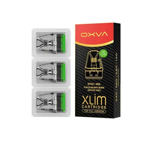 OXVA Xlim DNA Stainless Steel Cartridge / Leer-Pod, 1,2 Ohm, 3 Stück à 2ml Tank
