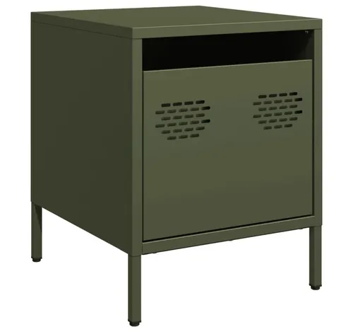 vidaXL Nachttisch Olivgrün in grün von vidaXL