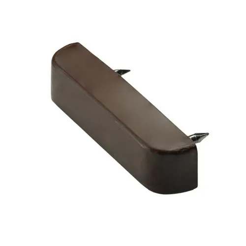 Bodenträger 2 Nägel, 40 x 10 x 15mm, Kunststoff braun, 12 Stück (0,48 EUR/Stück)