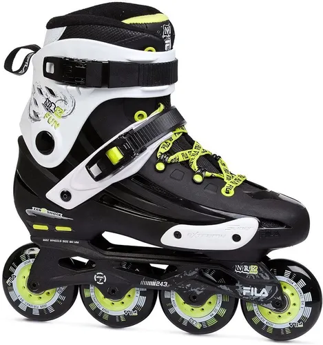Fila Inlineskates Gelb/Schwarz Größe 38 - Hochwertige Inline-Skates in Gelb/Schwarz, Größe 38. Ideal für Spaß und Bewegung im Freien, mit robustem Design für langanhaltenden Einsatz.
