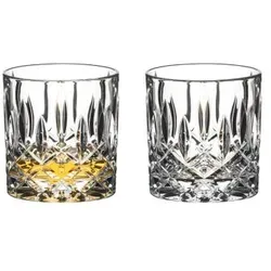 RIEDEL Whiskyglas Set - Riedel Spey Spirituosenglas 2er Set - Elegante Gläser, 8 cm hoch, ideal für Whisky und andere Spirituosen, perfektes Geschenk für Genießer.