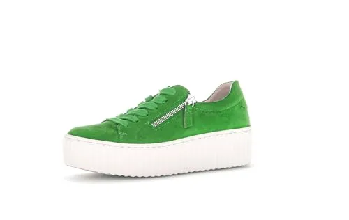 Gabor Damen Low-Top Sneaker Verde (Creme) - Damen-Sneaker mit Wechselfußbett und Best Fitting für optimalen Tragekomfort, ideal für Freizeit und Sport.
