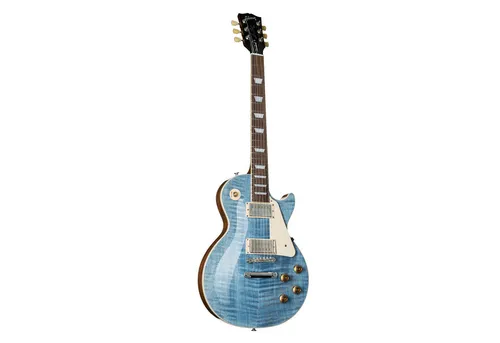 Gibson E-Gitarre, E-Gitarren, Single Cut Modelle, Les Paul Standard 50s Figured Top Ocean Blue - Single Cut E-Gitarre