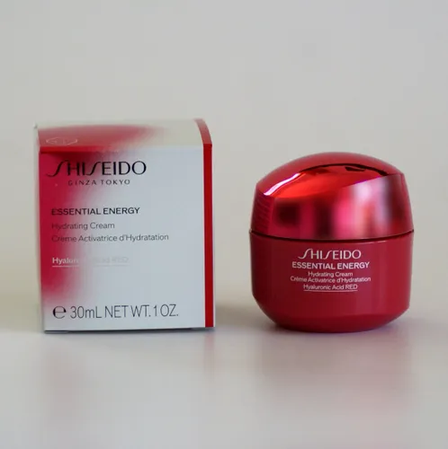 SHISEIDO Essential Energy Hydrating Cream - Tagespflege in limitierter Kennenlerngröße, spendet 24 Stunden intensive Feuchtigkeit für strahlende Haut voller Energie und Leuchtkraft.