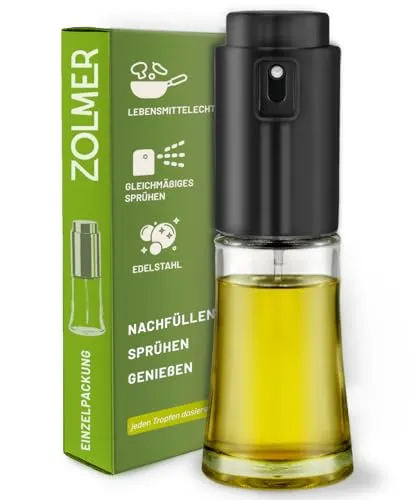 ZOLMER® Ölsprüher für Speiseöl – Präzises Öl Sprühen für gesunde Küche