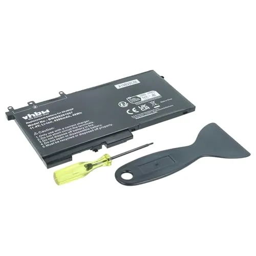 vhbw Akku kompatibel mit Dell Latitude 5290, 5280, 5488, 5288, 12 5290, E5288, 5590 Notebook (4200 mAh, 11,4 V, Li-Ion)