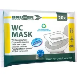 Brunner WC Mask Papierauflage für Campingtoiletten 20 Stück