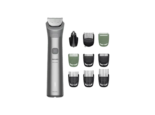 PHILIPS MG5918/15 All-in-One Multifunktionstrimmer - Multigroomer mit 10-in-1 Funktionen, selbstschärfenden Klingen und BeardSense-Technologie für präzise Bartpflege und Styling – ideal für alle Bartstile.