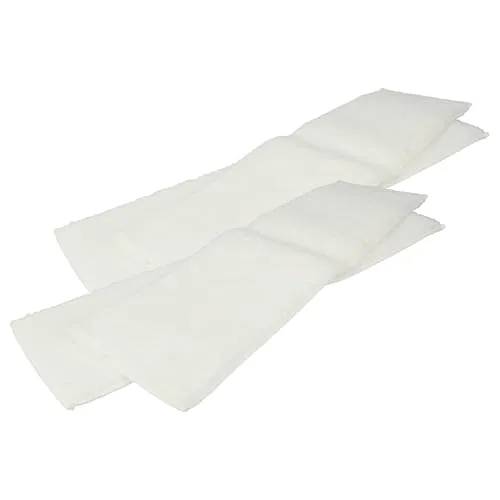 vhbw 4X Wischbezug kompatibel mit Kärcher SC 2.600 CB, SC 2.600 C, SC 2.500 C Dampfreiniger, Dampfmop - Soft-Bodentuch 40,5 x 11,15 x 0,3cm