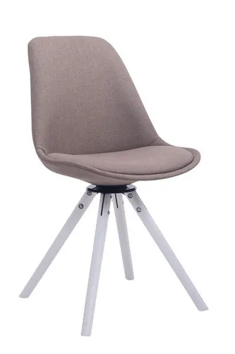 furnicato Besucherstuhl Troyes taupe 84x48x56 cm