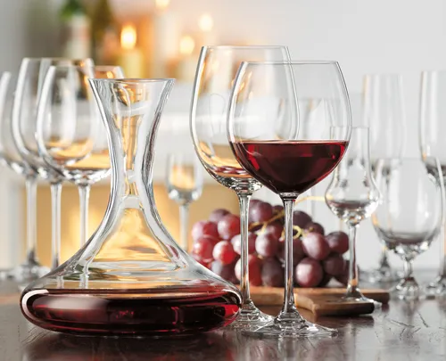 Nachtmann Vivendi Karaffe 0.75 l aus Kristallglas - Elegante Karaffe für Weinliebhaber, aus hochwertigem Kristallglas, ideal für stilvolle Anlässe und das perfekte Geschenk.