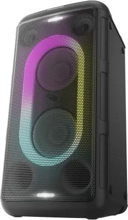 Panasonic Bluetooth Lautsprecher SC-BMAX10E - Tragbarer Partylautsprecher mit 150 W - Musikanlagen - Leistungsstarker 14-cm-Tieftöner mit 15 Stunden Akkulaufzeit und vielseitigen Anschlussmöglichkeiten für unvergessliche Partys.