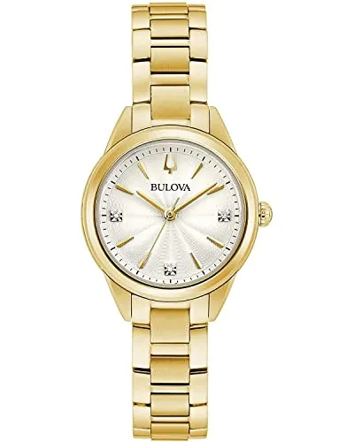 Bulova Damen Analog Armbanduhr Sutton