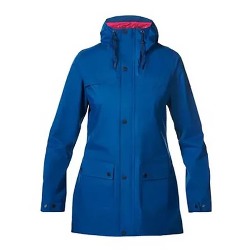 Berghaus Damen Regenjacke Softshelljacke Hambledon Wanderjacke, Blau, 36 (UK 10)