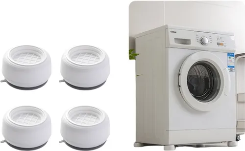 Produktbild INF Waschmaschinenunterlagen: Antivibration & Geräuschreduzierung - 4er Pack Weiß
