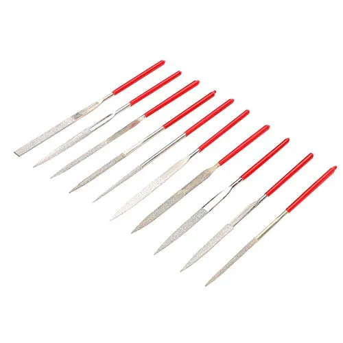 stücke Guitar Fret Crowning Datei Bundmutter Dateien Repair Tool für Gitarre Violine Musikinstrumentenzubehör Zubehör Für Musikinstrumente 10