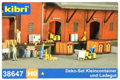 Kibri 38647 ( 8647 ) H0 - Kleincontainer und Ladegut NEU & OvP