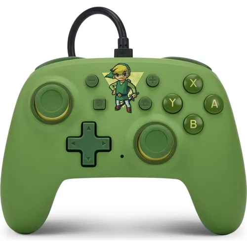 Kabelgebundener Nano-Controller für Nintendo Switch - Toon Link - Gaming-Zubehör, kabelgebundenes Game Pad mit Toon Link Design, ideal für stundenlangen Spielspaß auf Nintendo Switch und Nintendo Switch Lite