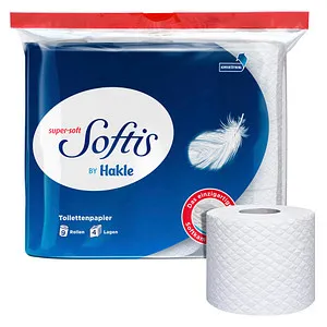 Softis Toilettenpapier 4-lagig, 9 Rollen – Premium Qualität