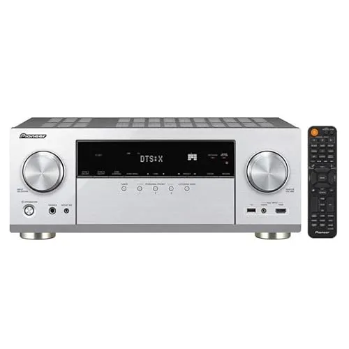 Pioneer VSX-LX305 Silber - Hochwertiger AV Receiver für Heimkino-Enthusiasten - AV Receiver, Modell VSX-LX305, bietet erstklassigen Sound und zahlreiche Anschlussmöglichkeiten für ein unvergleichliches Heimkinoerlebnis.