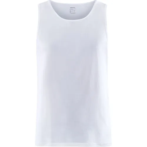 Craft Funktionsunterhemd CORE DRY SINGLET M M - Funktionsunterwäsche in Größe M, aus 100% Polyester für optimalen Feuchtigkeitstransport und hohen Tragekomfort beim Sport.