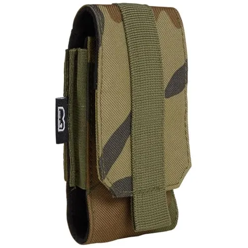 Brandit Erwachsene (Unisex) Molle Phone Pouch Medium Kleintasche, Woodland, Medium, M EU
