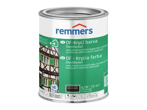 Remmers Deckfarbe tabakbraun, 0,75 Liter - Lacke – Hochdeckende Wetterschutzfarbe für innen und außen, ideal für Holz und viele Untergründe, bietet exzellenten UV-Schutz und hohe Elastizität.