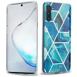 Cadorabo Schutzhülle für Samsung Galaxy NOTE 10 Hülle in Blau TPU Handyhülle Etui Case Cover