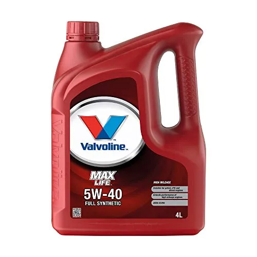 Valvoline Motoröl MaxLife 5W-40 872364 - Hochwertiges Motoröl für verlängerte Lebensdauer, ideal für ältere Fahrzeuge und optimalen Schutz bei hohen Temperaturen.