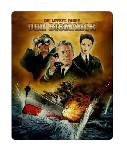 Steelbook DIE LETZTE FAHRT DER BISMARCK Lewis Gilbert KENNETH MOORE Blu-Ray Sink