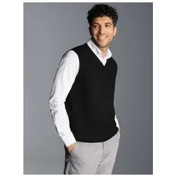 TRIGEMA Herren 619401 Pullunder, Schwarz, L EU von Trigema