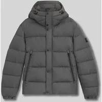 BOSS Orange Regular Fit Steppjacke aus wasserabweisendem Material Modell 'OMARIS' in Anthrazit, Größe 50