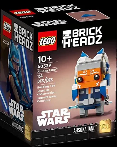 Lego BrickHeadz 40539 Star Wars Ahsoka Tano Bausatz - Bauspielzeugset mit detailgetreuer Ahsoka Tano Figur, perfekt für Star Wars Fans und Sammler.