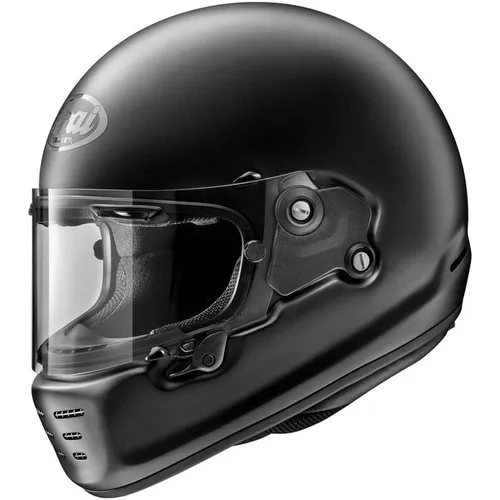 Arai Concept-XE Integralhelm - Matt-Schwarz - XL - Motorradhelme mit Spitzentechnologie im Vintage-Look! Der Concept-XE vereint klassischen Stil und modernste Sicherheit mit einem effizienten Belüftungssystem für optimalen Komfort.