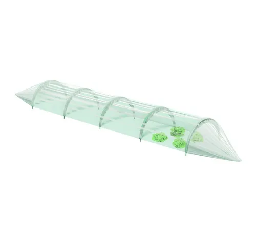 Kreher XL Gartengewächshaus Folientunnel 'Floo' - Optimaler Schutz für Pflanzen - Folientunnel für effektiven Anbau von Gemüse und Kräutern, wahlweise in XL oder XXL. Schützt vor Witterung und Schädlingen – ideal für Hobbygärtner und Profis.